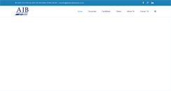 Desktop Screenshot of ajbfinancialrecruitment.co.uk